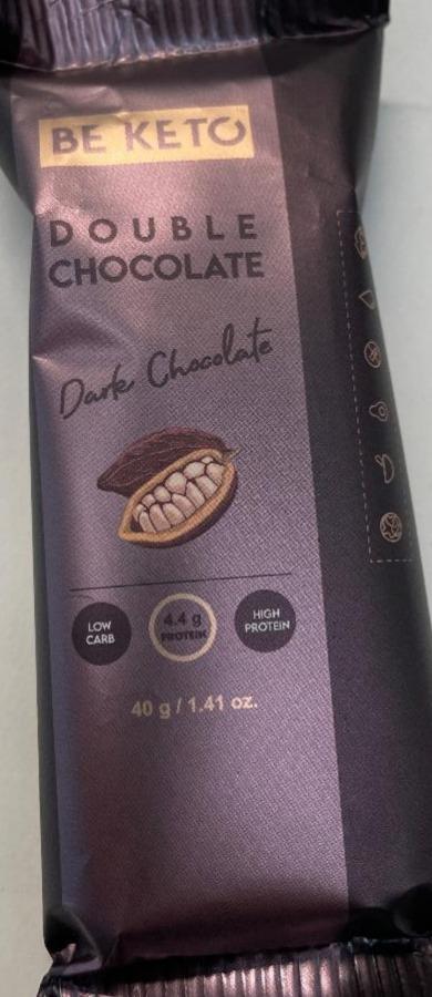 Fotografie - Double Chocolate Dark chocolate Be keto