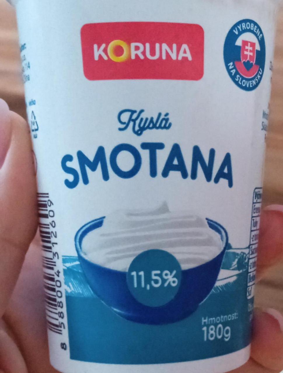 Fotografie - Kyslá Smotana 11,5% Koruna