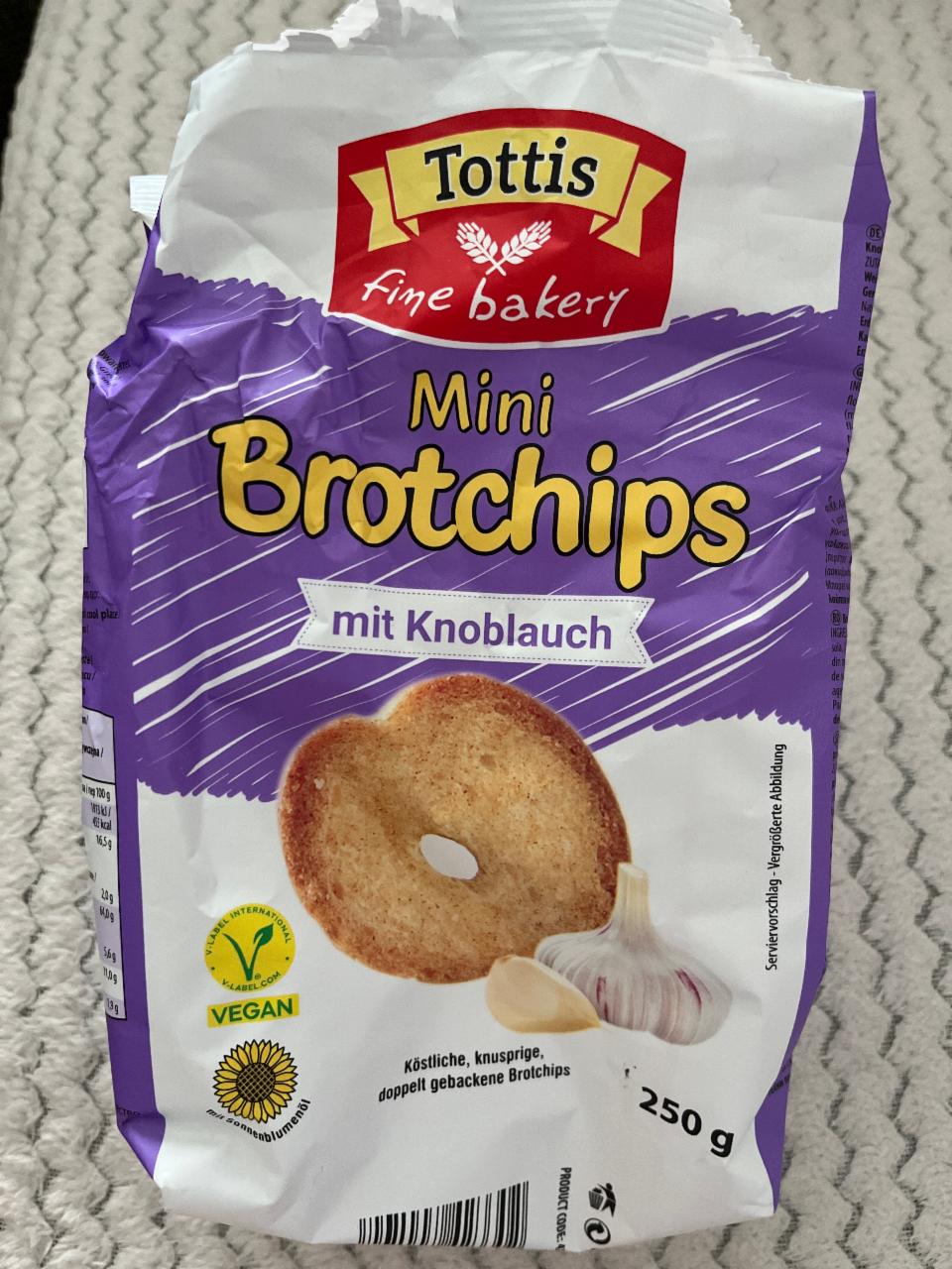 Fotografie - Mini Brotchips mit Knoblauch Tottis