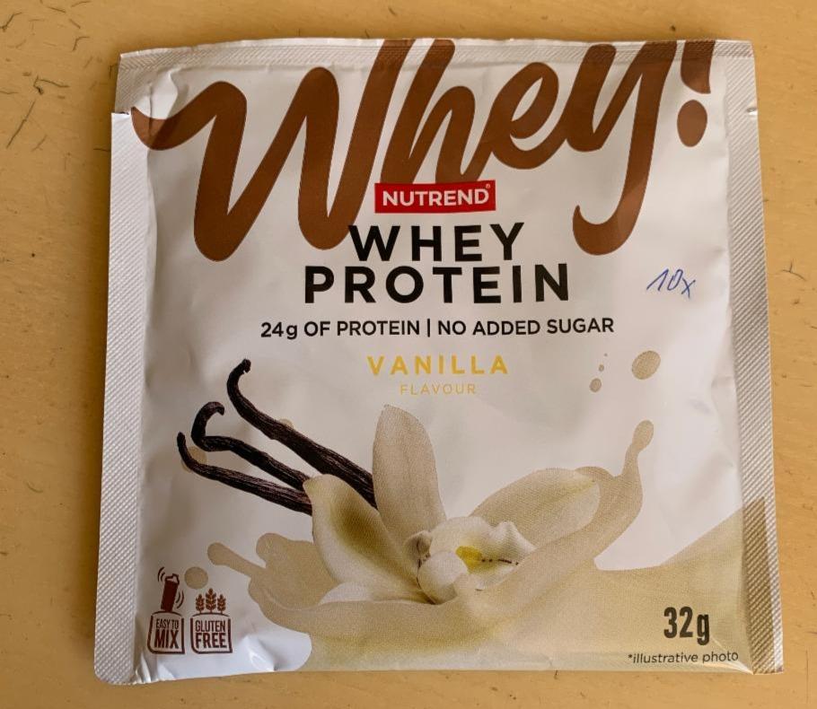 Fotografie - Whey protein vanilla flavour Nutrend