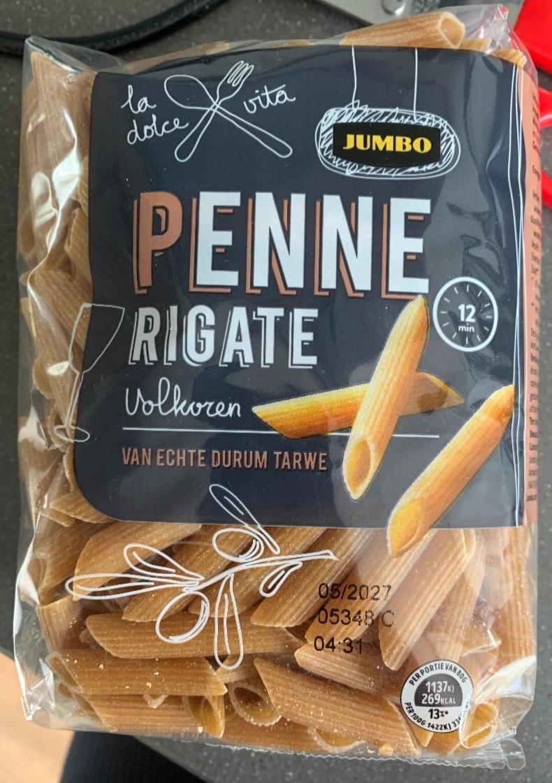 Fotografie - Penne rigate volkoren Jumbo