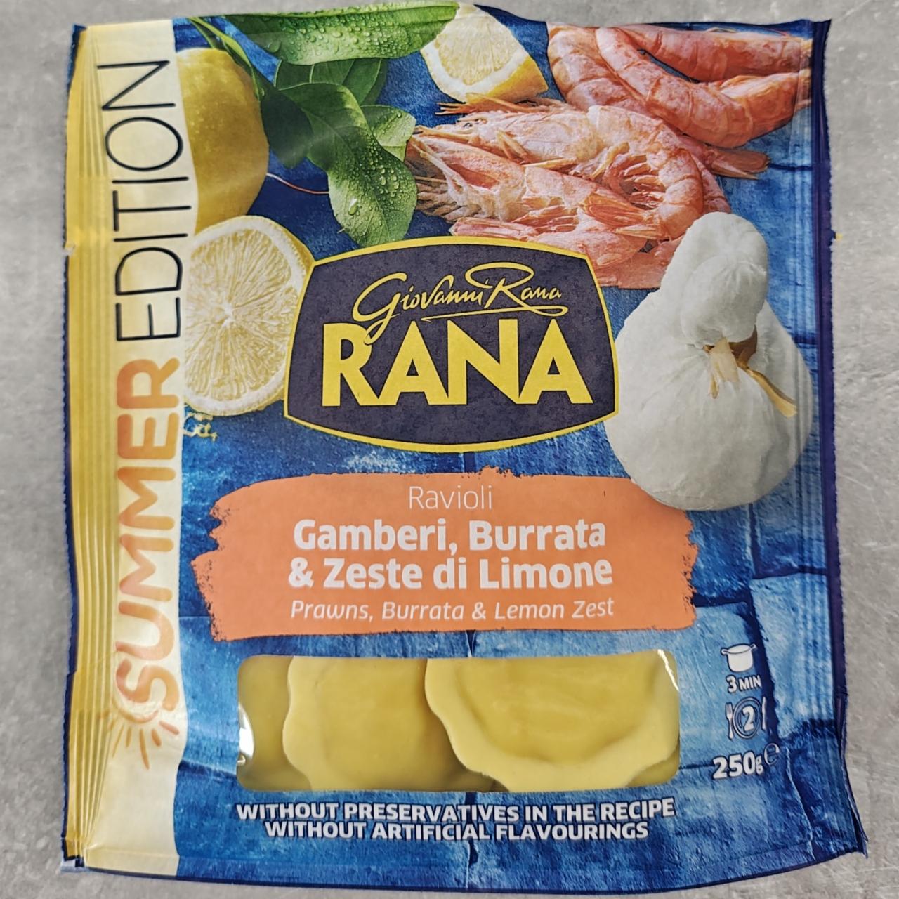 Fotografie - Ravioli Gamberi, Burrata & Zeste di Limone Rana