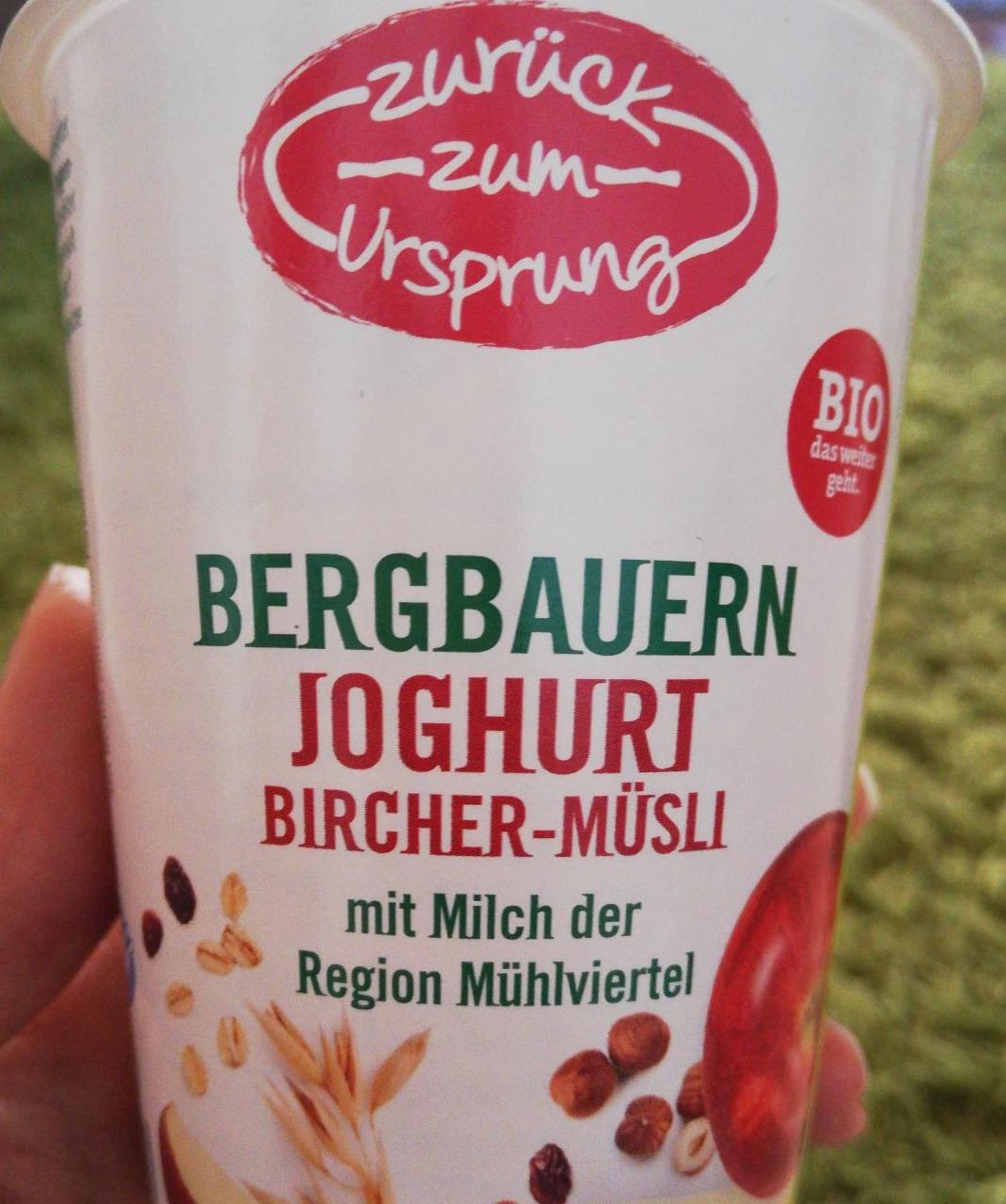 Fotografie - Bergbauern joghurt bircher-müsli Zurück zum Ursprung