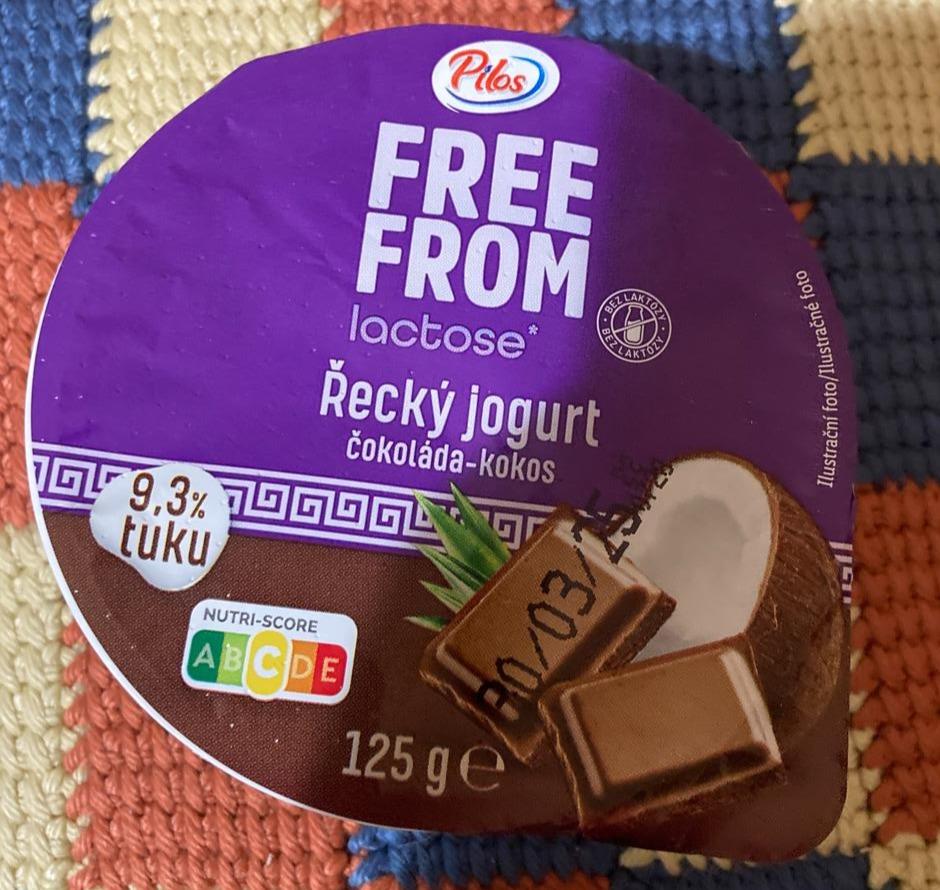 Fotografie - Řecký jogurt čokoláda-kokos Free From lactose Pilos