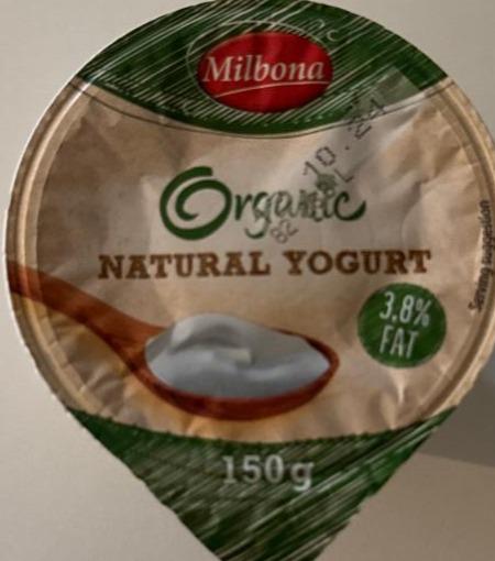 Fotografie - Bio Organic Natural Yogurt 3,8% fat Milbona