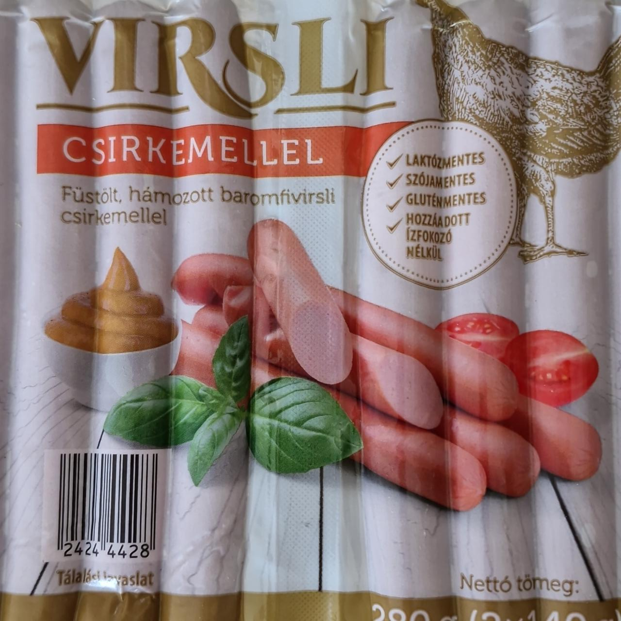 Fotografie - Virsli csirkemellel Auchan