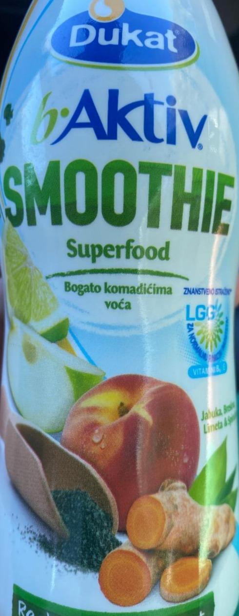 Fotografie - b aktiv smoothie superfood Dukat