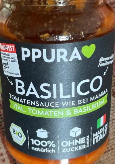 Fotografie - Basilico ital. tomaten & basilikum Ppura