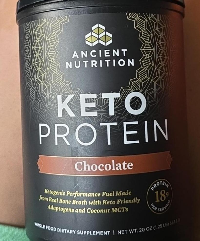 Fotografie - Keto Protein Chocolate Ancient Nutrition