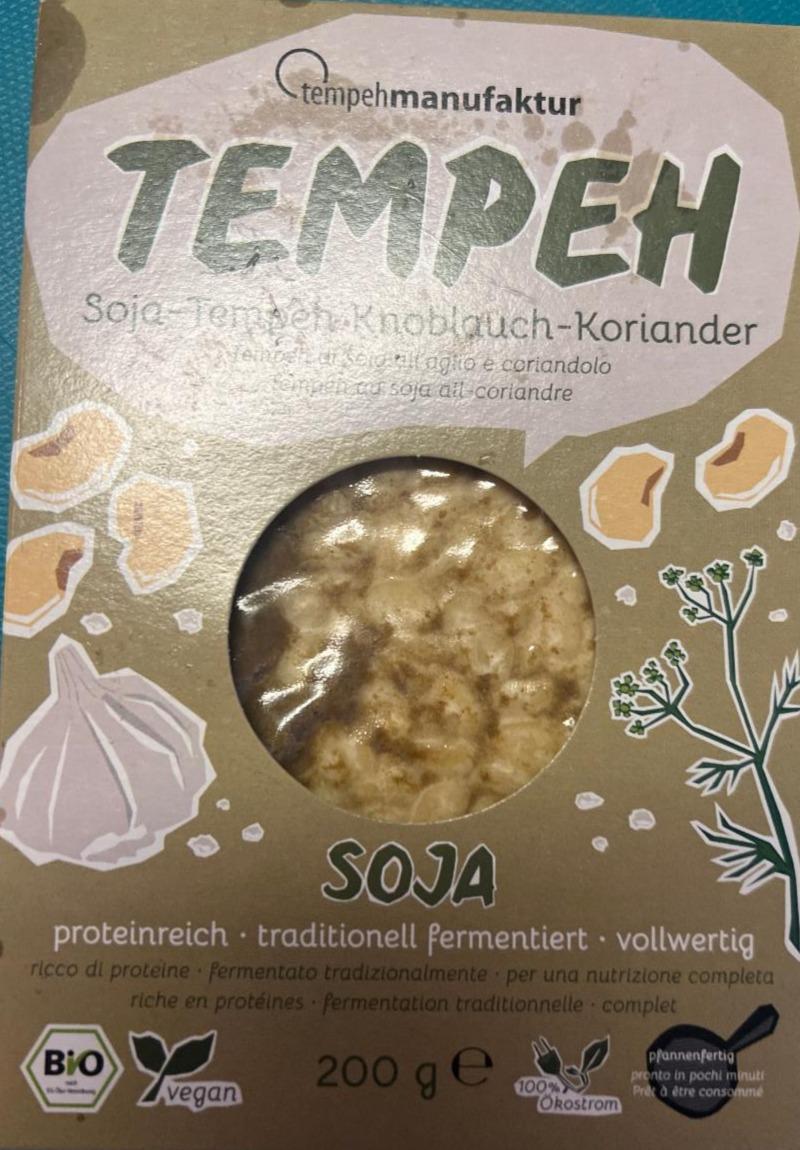 Fotografie - Tempeh soja knoblauch koriander Tempehmanufaktur