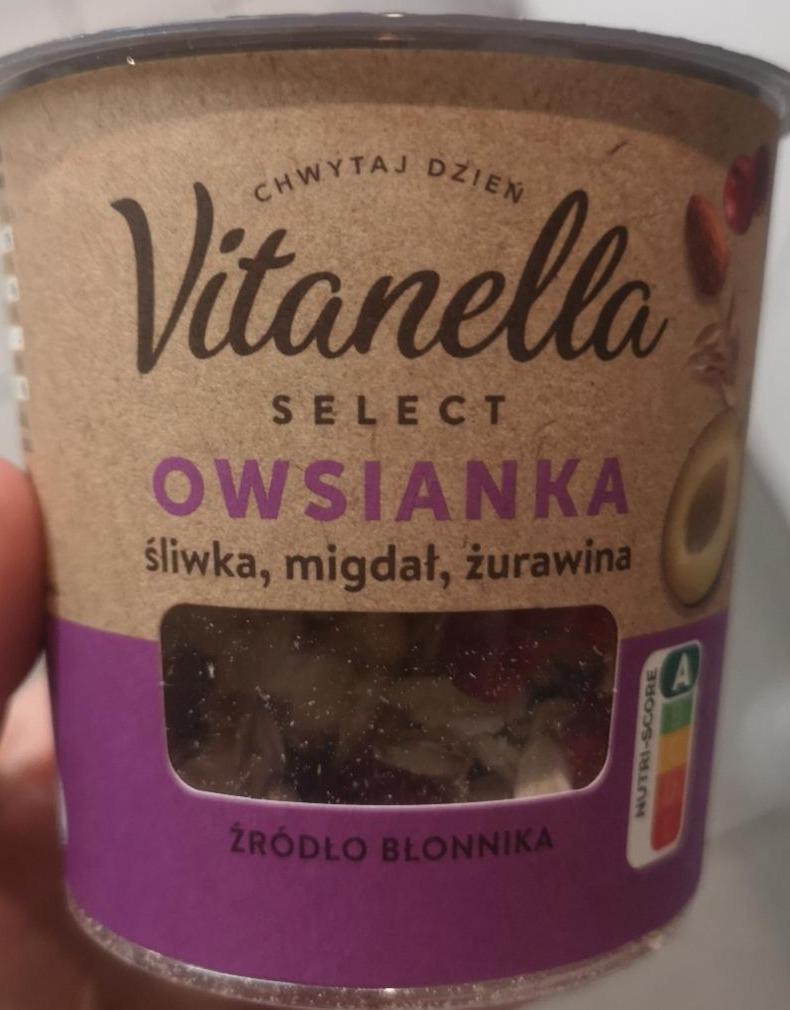 Fotografie - Select Owsianka śliwka, migdał, żurawina Vitanella