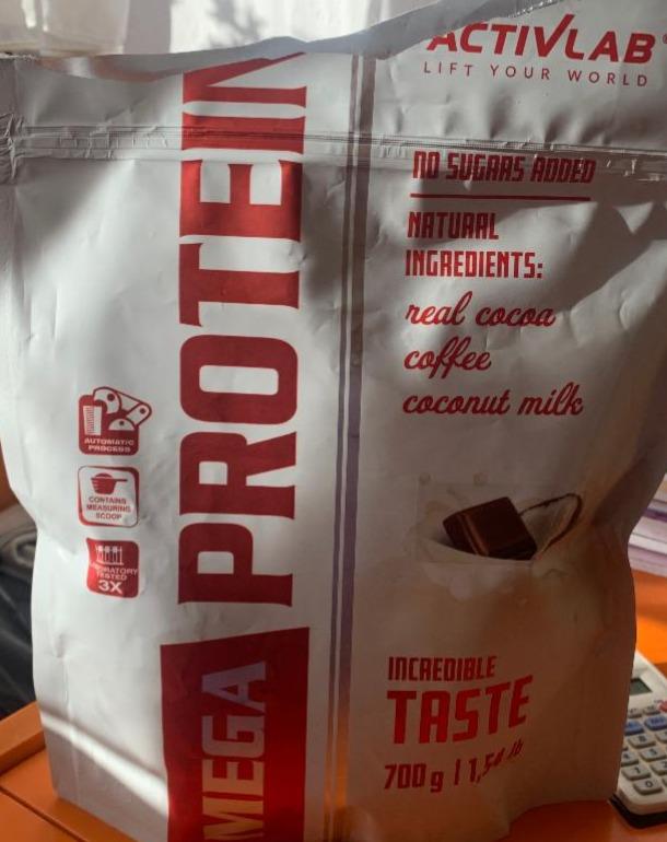 Fotografie - Mega Protein real cocoa coffee coconut milk Activlab