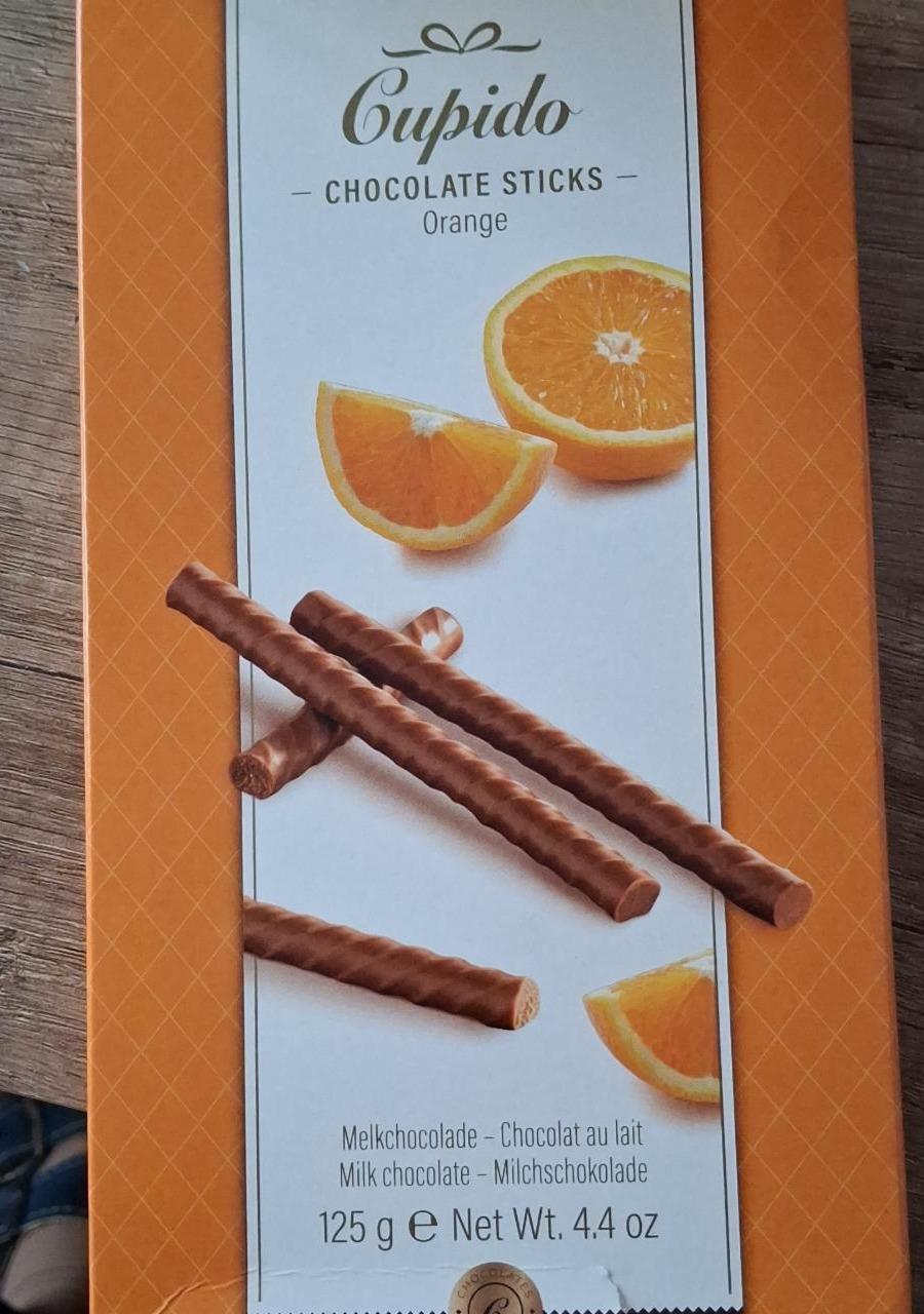 Fotografie - Chocolate Sticks Orange Cupido