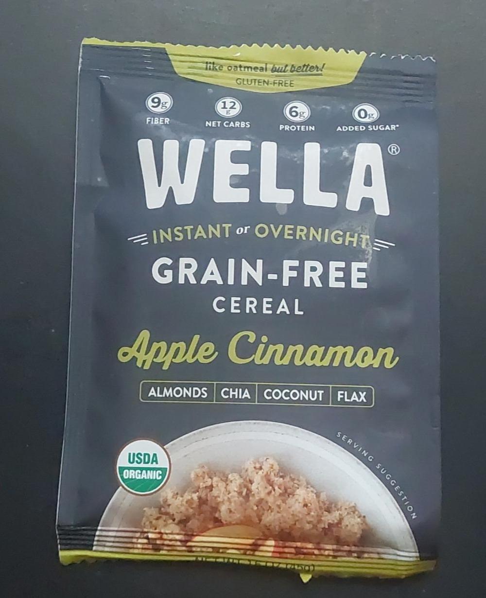 Fotografie - Instant or Overnight Grain-Free Cereal Apple Cinnamon Wella