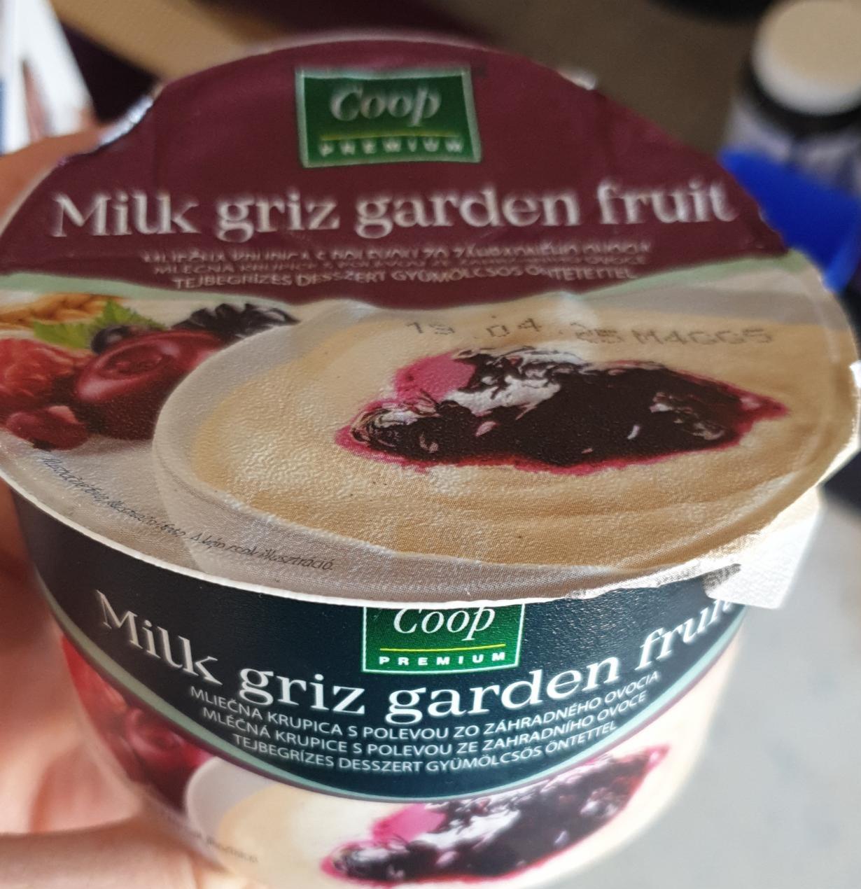 Fotografie - Milk griz garden fruit Coop Premium