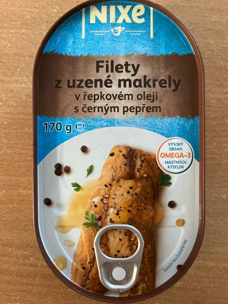 Fotografie - Filety z uzené makrely v řepkovém oleji s černým pepřem Nixe