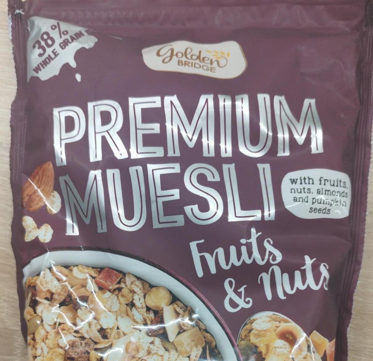 Fotografie - Premium Muesli Fruit & Nuts Golden Bridge