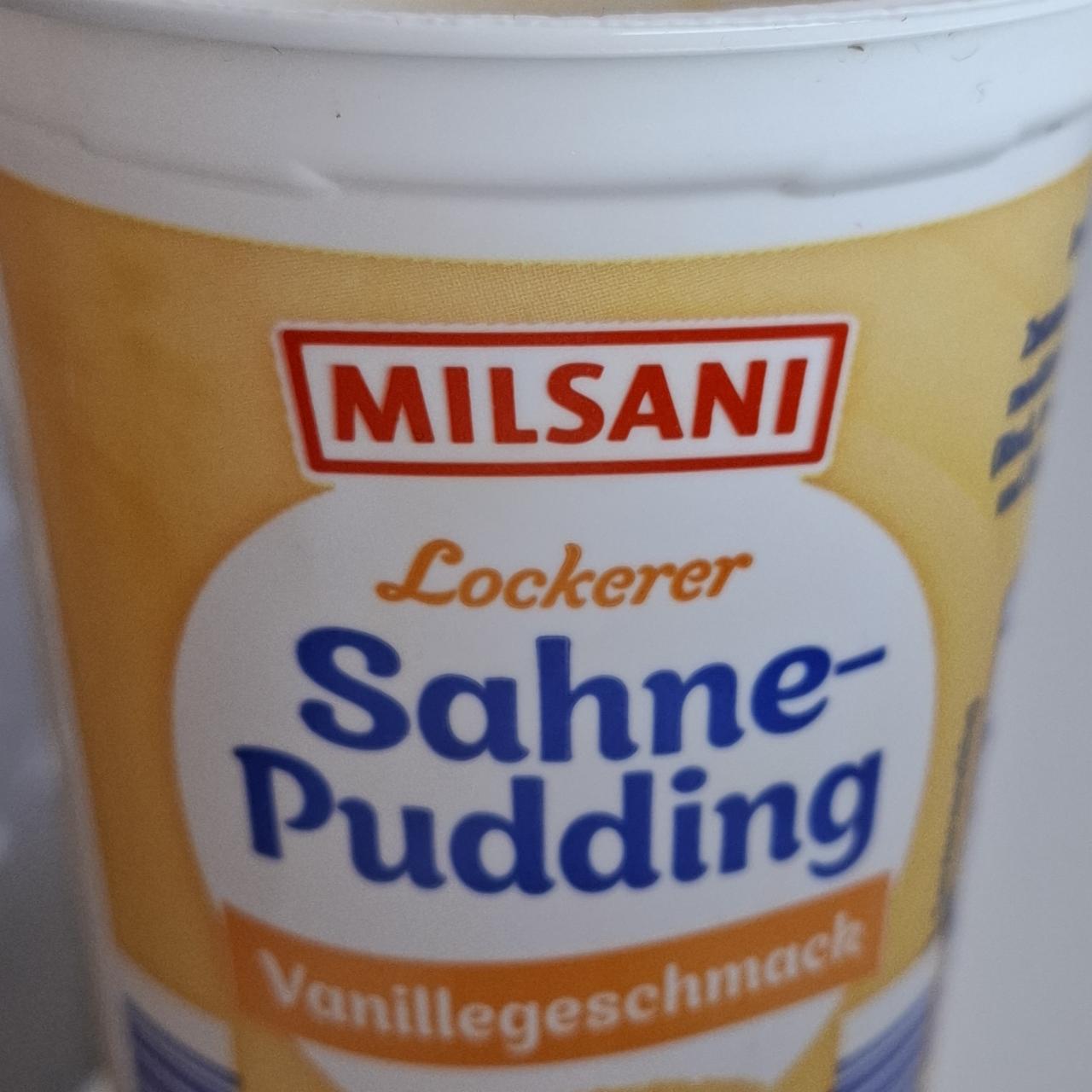 Fotografie - Lockerer Sahne-Pudding Vanillegeschmack Milsani