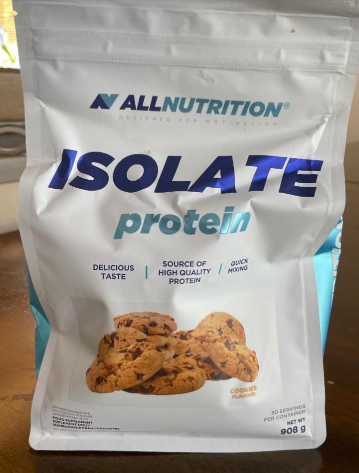 Fotografie - Isolate protein Cookies flavour Allnutrition