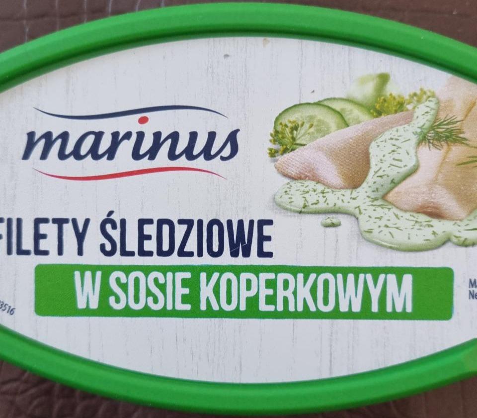 Fotografie - Filety śledziowe w sosie koperkowym Marinus