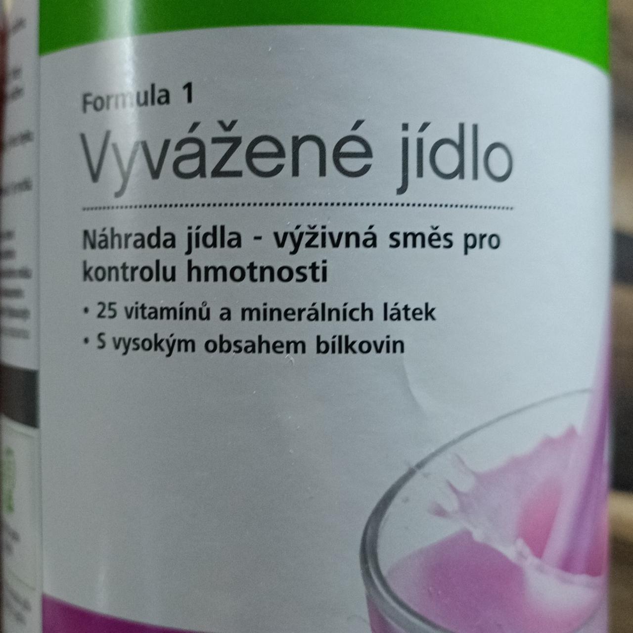 Fotografie - Formula 1 vyvážené jídlo s příchutí lesního ovoce Herbalife Nutrition