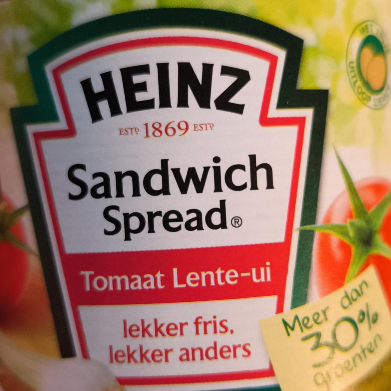 Fotografie - Sandwich spread Tomaat Lente-ui Heinz