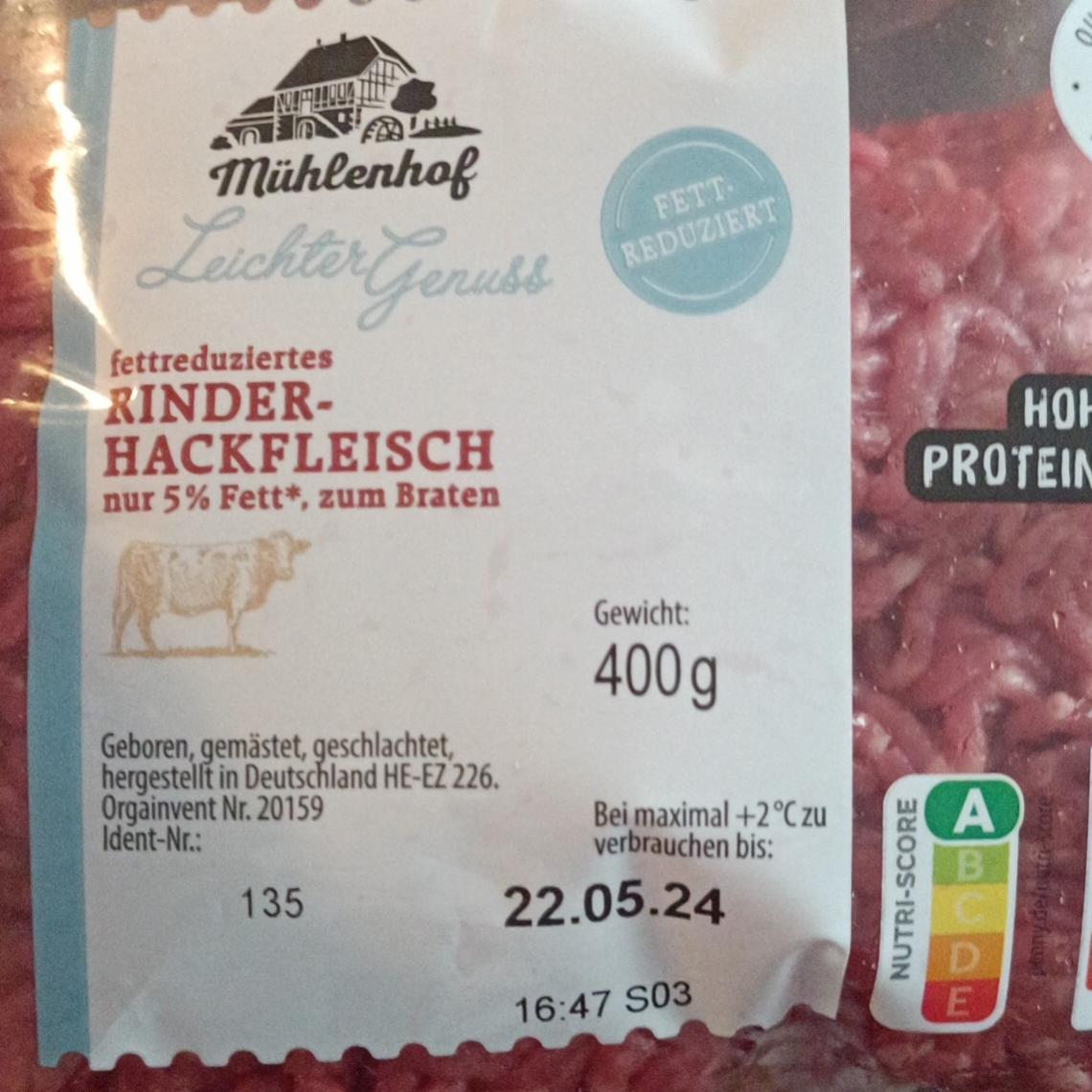 Fotografie - Rinder-Hackfleisch Mühlenhof