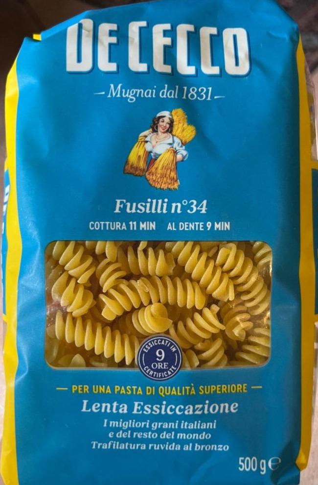 Fotografie - Fusilli n°34 De Cecco