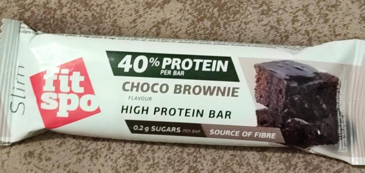 Fotografie - Choco Brownie High Protein Bar fit spo