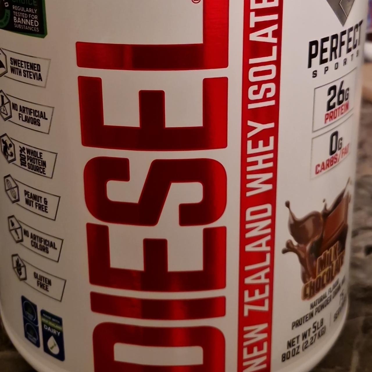 Fotografie - New Zealand Whey Isolate Milk Chocolate Perfect Sports Diesel