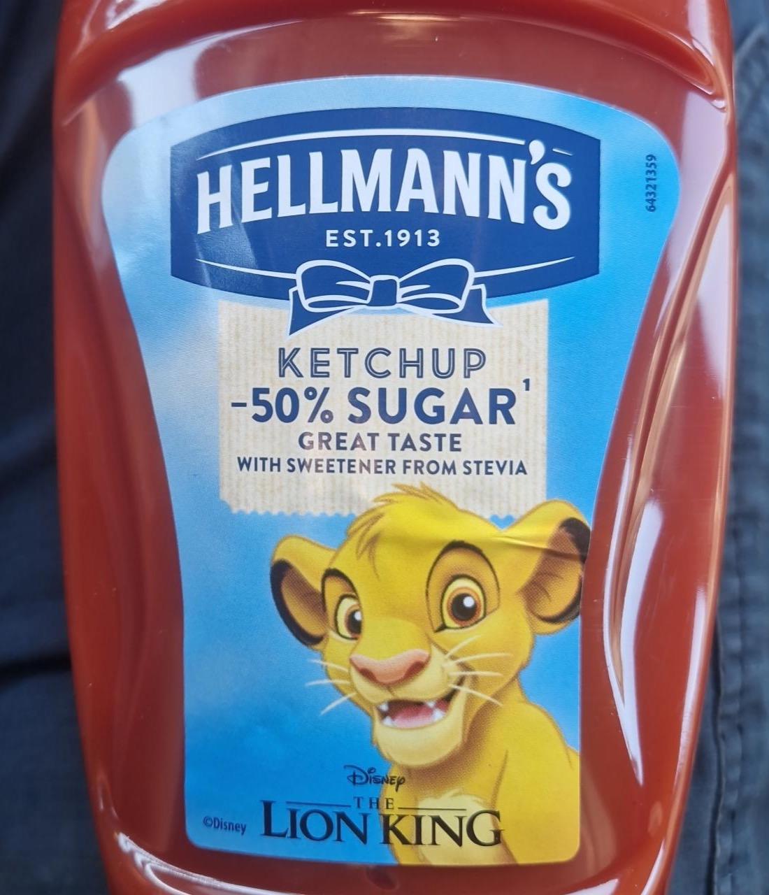 Fotografie - Ketchup -50% sugar Hellmann's