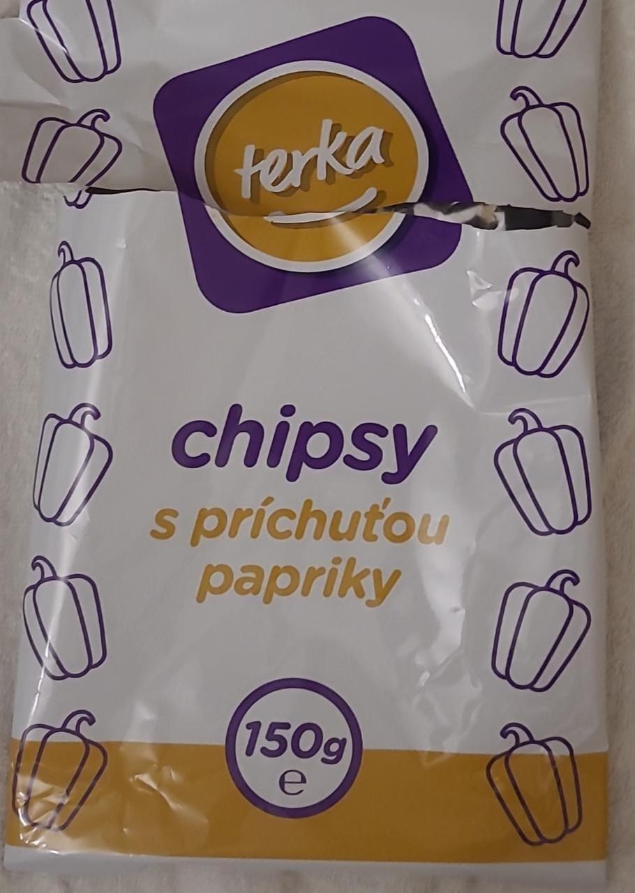 Fotografie - Chipsy s príchuťou papriky terka