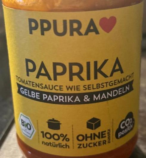 Fotografie - Paprika gelbe paprika & mandeln Ppura