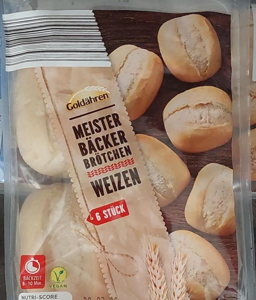 Fotografie - Meister Bäcker brötchen weizen Goldähren