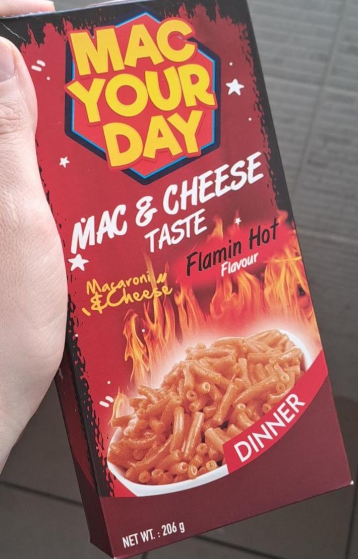 Fotografie - Mac & Cheese Taste Flamin Hot Flavour Mac Your Day