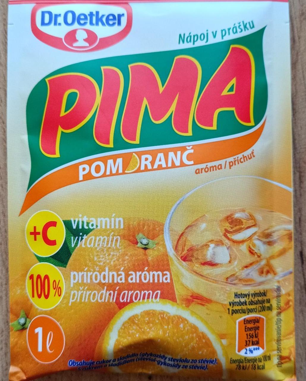 Fotografie - Pima Pomaranč Dr.Oetker