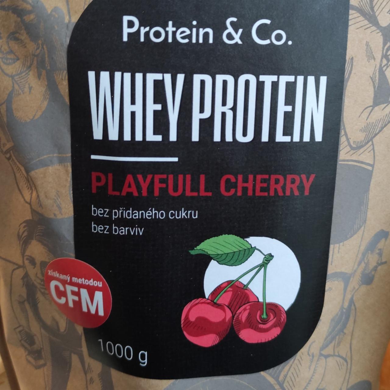 Fotografie - Whey Protein Playfull Cherry Protein & Co.