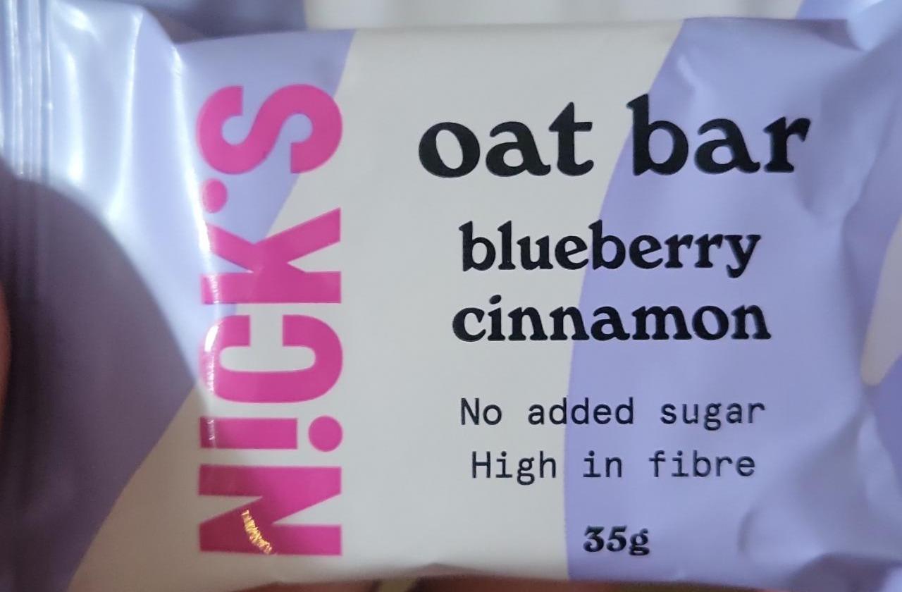 Fotografie - Oat bar blueberry cinnamon N!ck's