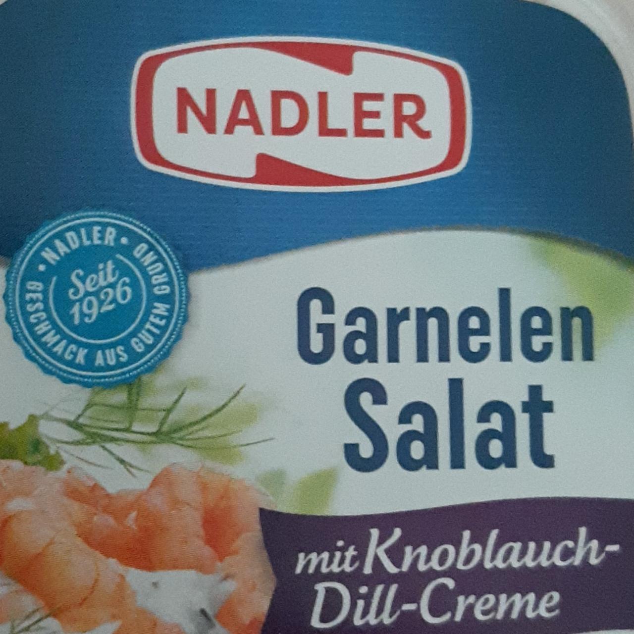 Fotografie - Garnelen Salat mit Knoblauch-Dill-Creme Nadler