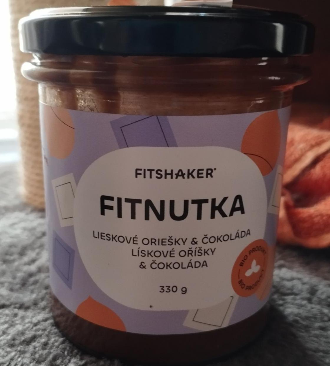 Fotografie - Fitnutka Lieskové oriešky & Čokoláda Fitshaker