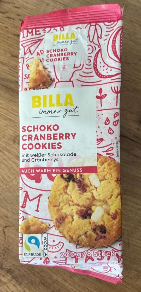 Fotografie - Schoko Cranberry Cookies Billa