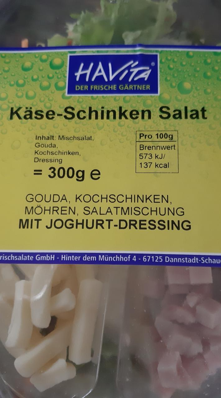 Fotografie - Käse Schinken Salat Havíta