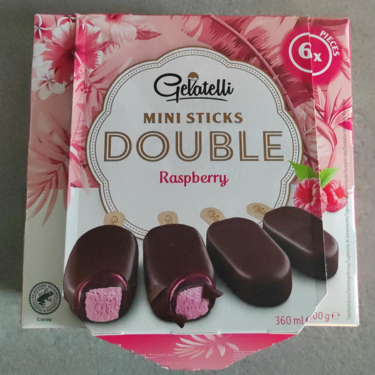 Fotografie - Mini Sticks Double Raspberry Gelatelli