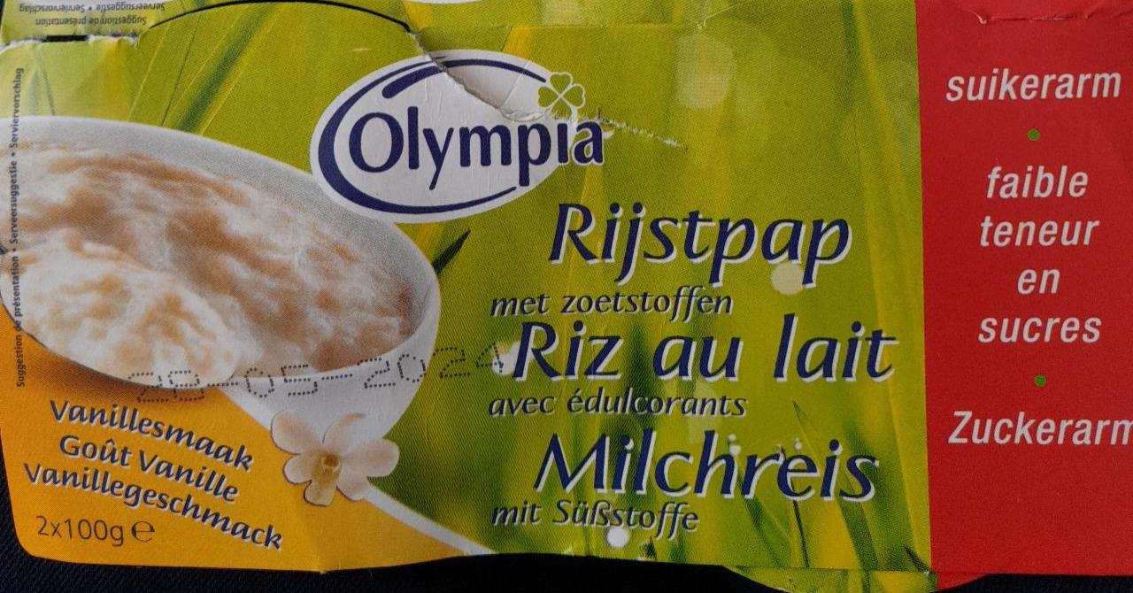 Fotografie - Riz au Lait vanille Olympia