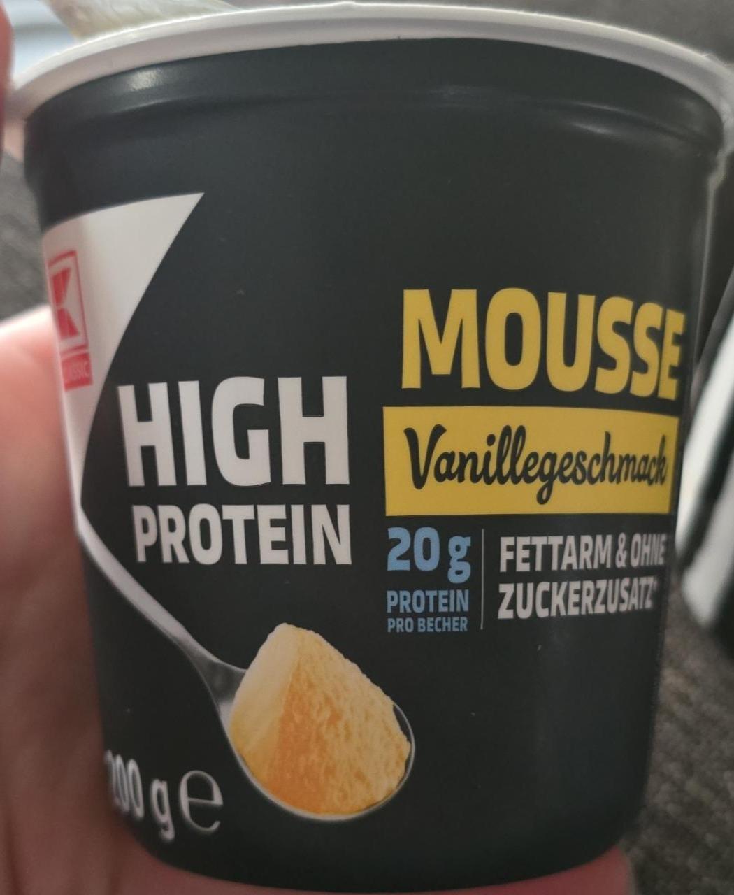 Fotografie - High protein mousse vanillegeschmack K-Classic