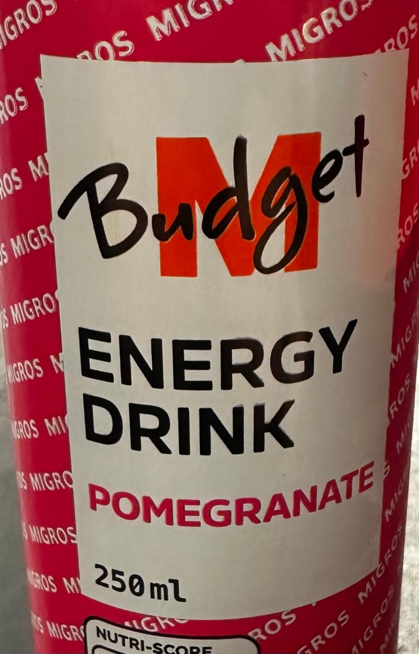 Fotografie - Energy Drink Pomegranate M-Budget