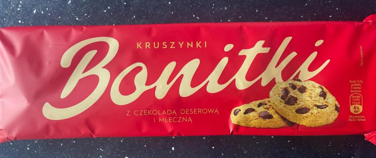 Fotografie - Kruszynki z czekoladą deserową i mleczną Bonitki