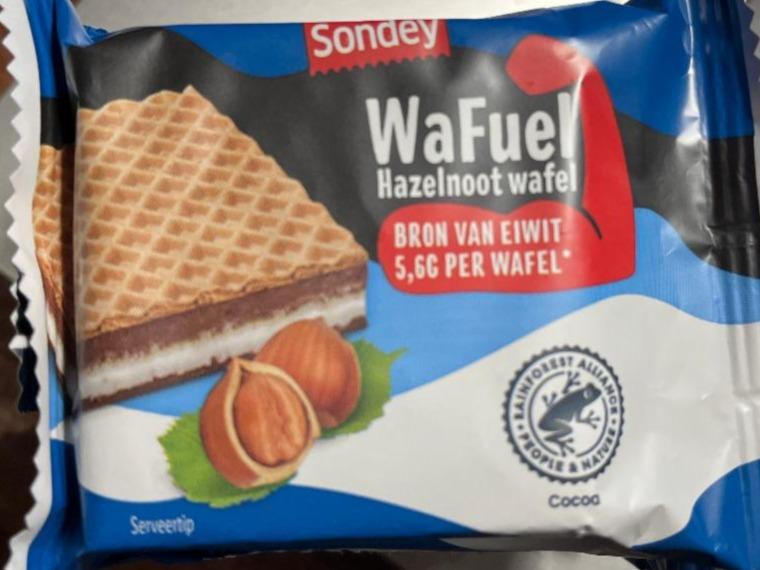 Fotografie - WaFuel Hazelnoot wafel Sondey