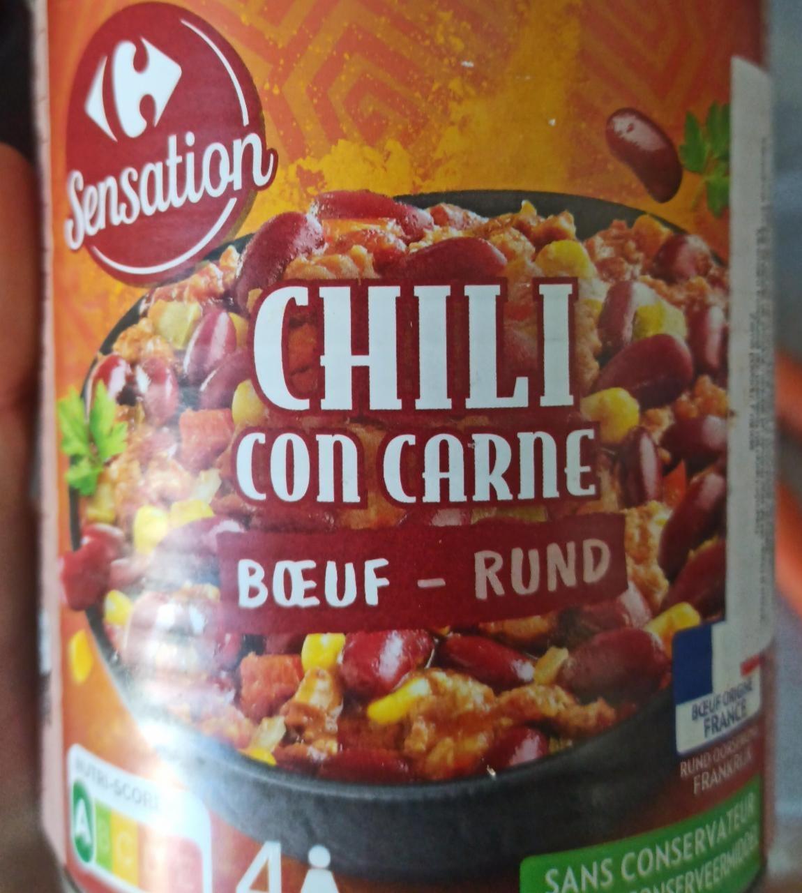 Fotografie - Chili con carne Carrefour Sensation