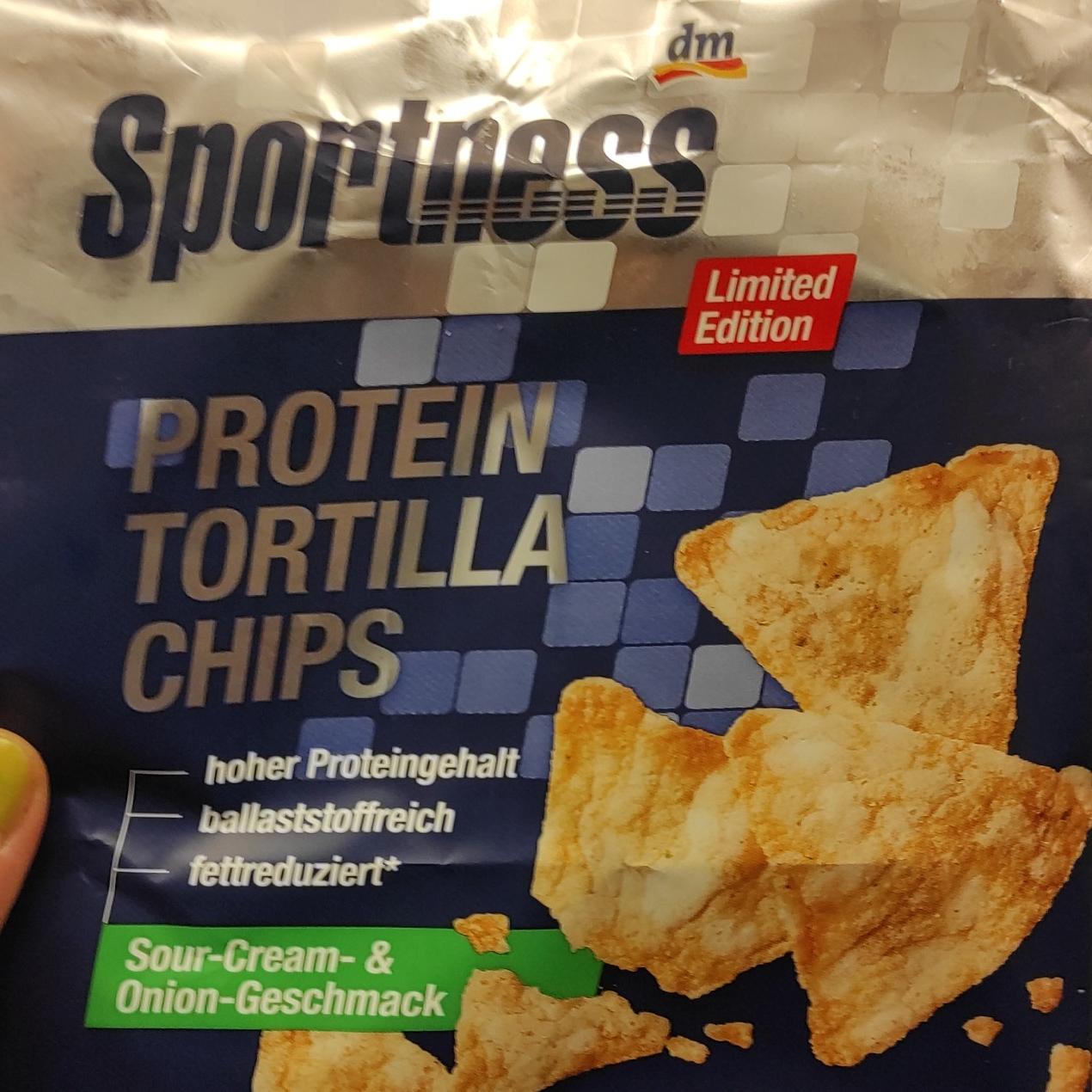 Fotografie - Protein Tortilla Chips Sour-Cream & Onion Geschmack Sportness